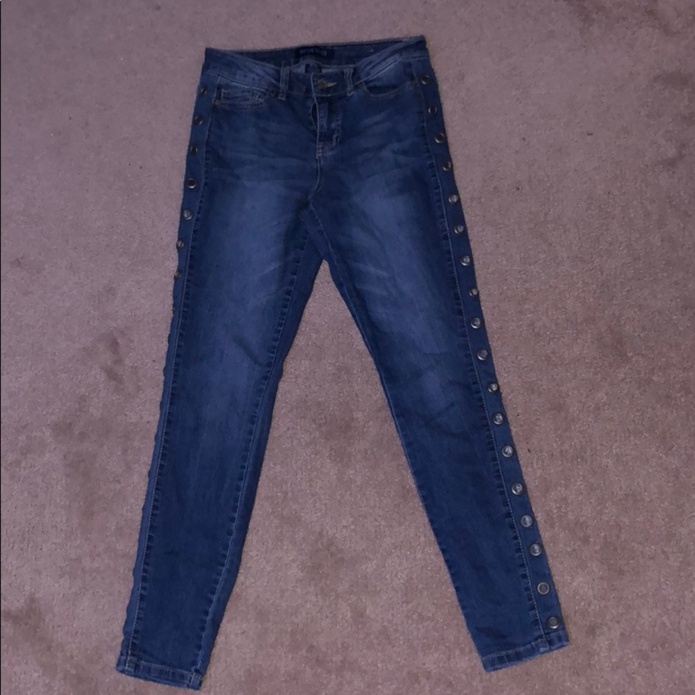 Blue jeans, skinny
